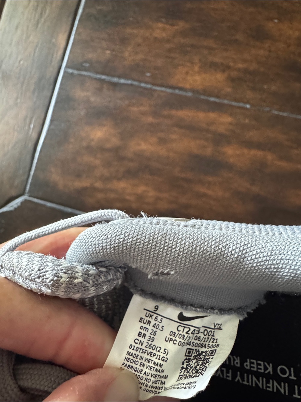 Nike React Infinity Run Fly Knit 2 Athletic Shoes - Picture 7 of 7
